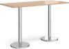 Dams Pisa Rectangular Poseur Table - 1800mm - Beech