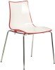 Dams Gecko - Stacking Dining Chair - Red