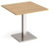 Dams Brescia Square Dining Table 800mm - Oak