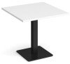 Dams Brescia Square Dining Table 800mm - White