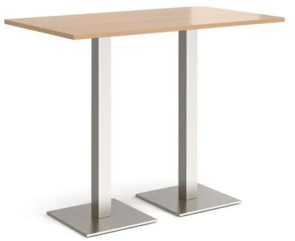 Dams Brescia Rectangular Poseur Table - Beech