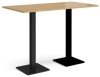 Dams Brescia Rectangular Poseur Table - Oak