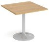 Dams Genoa Square Dining Table With Trumpet Base 800mm