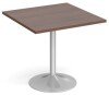 Dams Genoa Square Dining Table With Trumpet Base 800mm