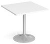 Dams Genoa Square Dining Table With Trumpet Base 800mm