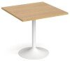 Dams Genoa Square Dining Table With Trumpet Base 800mm