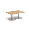 Dams Monza Rectangular Coffee Table 1200 x 800mm - Oak