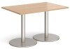 Dams Monza Rectangular Dining Table 1200 x 800mm - Beech