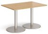 Dams Monza Rectangular Dining Table 1200 x 800mm - Oak