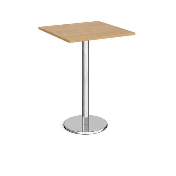 Dams Pisa Square Poseur Table - Oak