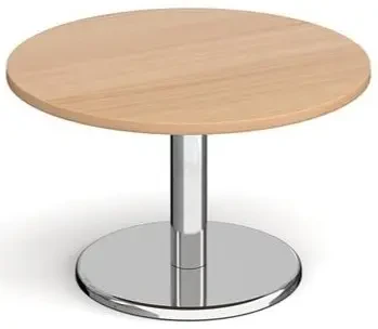 Dams Pisa Round Coffee Table - 800mm - Beech