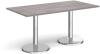 Dams Pisa Rectangular Dining Table - 1600mm - Grey Oak