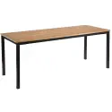 EKO 4 Leg Rectangular Dining Table - 1800 x 690mm