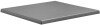 Zap Endura Square Table Top - 700 x 700mm - Grey