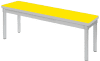 Gopak Enviro Dining Bench - 1000 x 330mm - Yellow
