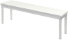 Gopak Enviro Dining Bench - (W) 1200 x (D) 330mm - White