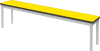 Gopak Enviro Dining Bench - (W) 1600 x (D) 330mm - Yellow