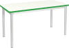 Gopak Enviro Rectangular Dining Table - (W) 1400 x (D) 750mm - White