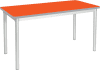Gopak Enviro Rectangular Dining Table - (W) 1400 x (D) 750mm - Orange