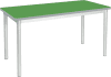 Gopak Enviro Rectangular Dining Table - (W) 1400 x (D) 750mm - Pea Green