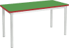 Gopak Enviro Rectangular Dining Table - (W) 1800 x (D) 750mm - Pea Green
