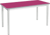 Gopak Enviro Rectangular Dining Table - (W) 1400 x (D) 750mm - Fuchsia