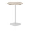 Dynamic Italia Round Table 1145mm High - 600 x 600mm - Grey Oak