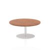 Dynamic Italia Round Table 475mm High - 1000 x 1000mm - Walnut