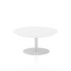 Dynamic Italia Round Table 475mm High - 1000 x 1000mm - White