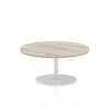 Dynamic Italia Round Table 475mm High - 1000 x 1000mm - Grey Oak