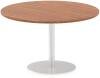 Dynamic Italia Round Table 725mm High - 1200 x 1200mm - Walnut