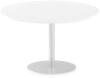 Dynamic Italia Round Table 725mm High - 1200 x 1200mm - White