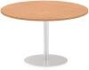 Dynamic Italia Round Table 725mm High - 1200 x 1200mm - Oak