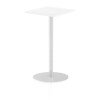 Dynamic Italia Square Table 1145mm High - 600 x 600mm - White