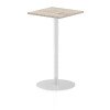 Dynamic Italia Square Table 1145mm High - 600 x 600mm - Grey Oak