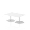 Dynamic Italia Rectangular Table 475mm High - 1200 x 600mm - White