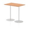 Dynamic Italia Rectangular Table 1145mm High - 1200 x 800mm - Oak