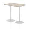 Dynamic Italia Rectangular Table 1145mm High - 1200 x 800mm - Grey Oak