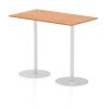 Dynamic Italia Rectangular Table 1145mm High - 1400 x 800mm - Oak