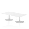 Dynamic Italia Rectangular Table 475mm High - 1600 x 800mm - White