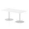 Dynamic Italia Rectangular Table 725mm High - 1600 x 800mm - White
