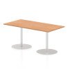 Dynamic Italia Rectangular Table 725mm High - 1600 x 800mm - Oak