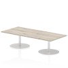 Dynamic Italia Rectangular Table 475mm High - 1800 x 800mm - Grey Oak