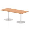 Dynamic Italia Rectangular Table 725mm High - 1800 x 800mm - Oak