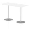Dynamic Italia Rectangular Table 1145mm High - 1600 x 800mm - White