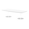 Dynamic Italia High Gloss Table 725mm High - 2400 x 1200mm - White