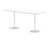 Dynamic Italia High Gloss Table 1145mm High - 2400 x 1200mm - White