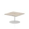 Dynamic Italia Square Table 475mm High - 800 x 800mm - Grey Oak