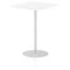 Dynamic Italia Square Table 1145mm High - 800 x 800mm - White
