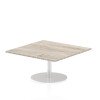Dynamic Italia Square Table 475mm High - 1000 x 1000mm - Grey Oak